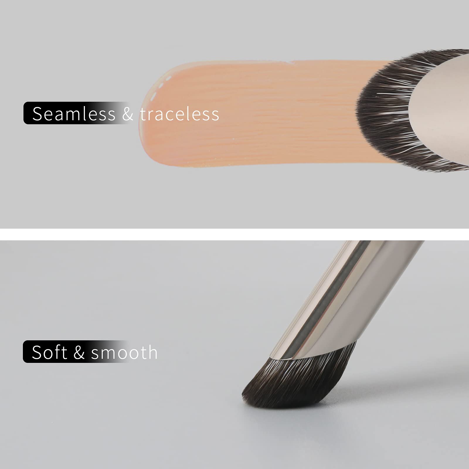 Enzo Ken Angled Concealer Brush Under Eye, Concealer Brush, Small Nose Contour Brush, Nose Brush Contour, Nose Brush, Angle Conc