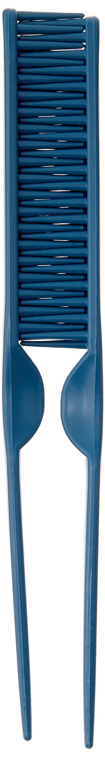CocoBlack Naturals 3 Row Styling Comb For Detangling, Defining And Separating Curls (Blue)
