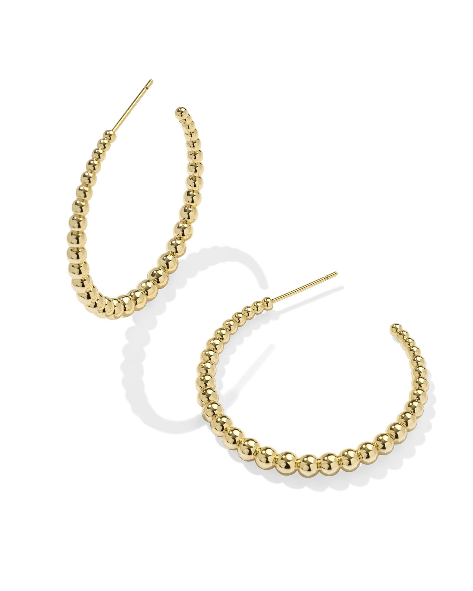 Kendra Scott Josie Hoop Earrings in 14k Gold-Plated Brass, Fashion Jewelry for Women