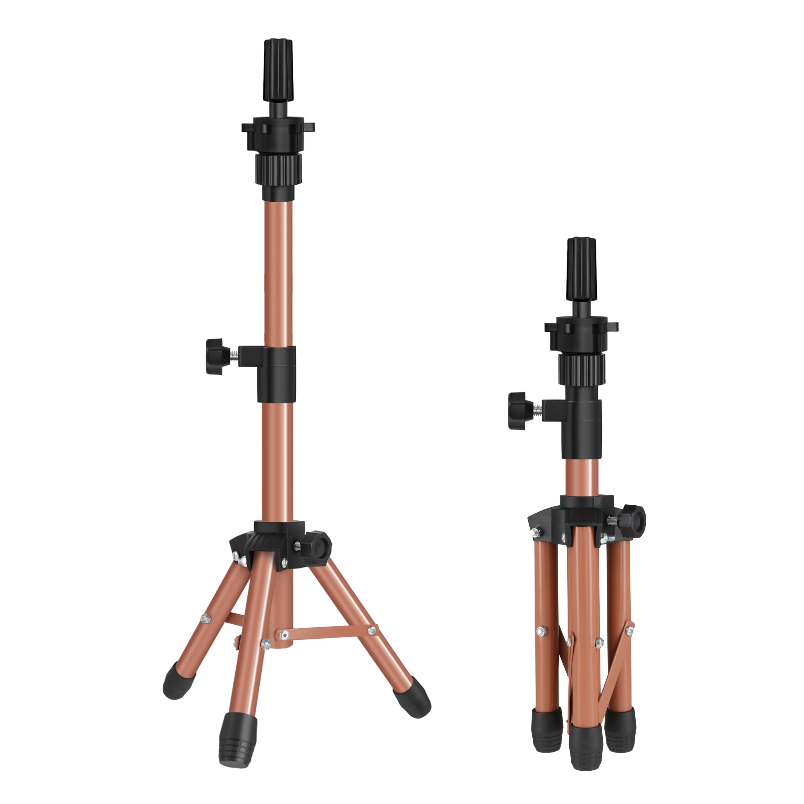 AliLeader 25 Inch Mannequin Head Stand Tripod for Mannequin Head Wig Stand Tripod Wig Head Stand for Training Heads and Canvas B