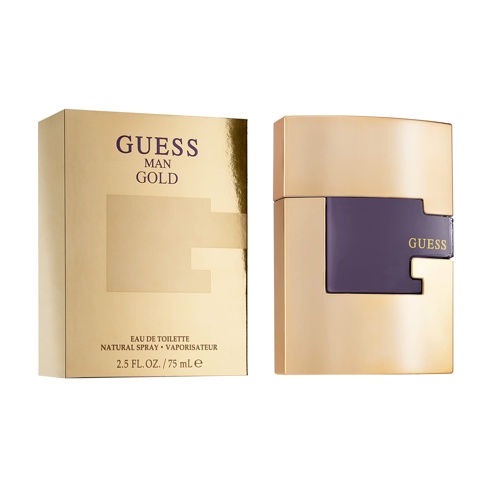 Guess Gold By Guess, 2.5 Oz Eau De Toilette Spray For Men