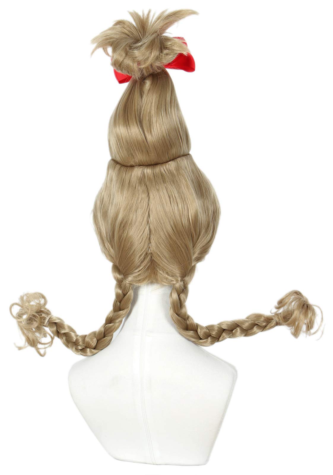 Linfairy Kids Wig Halloween Costume Cosplay Wig For Child Ash Blonde