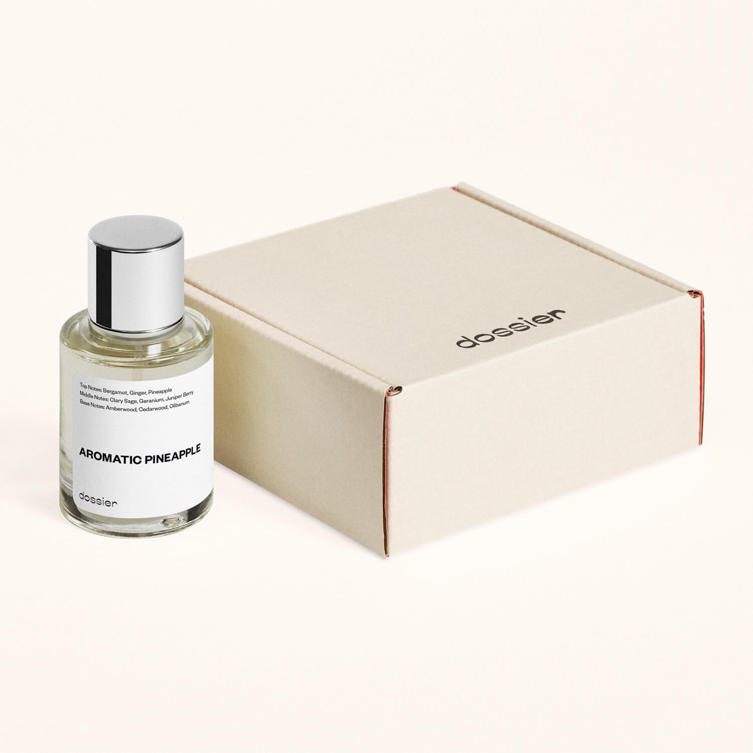 Dossier Aromatic Pineapple Eau de Parfum 1.7 oz - Vegan, Paraben-Free, Inspired by YL's Luxury Fragrance for Men