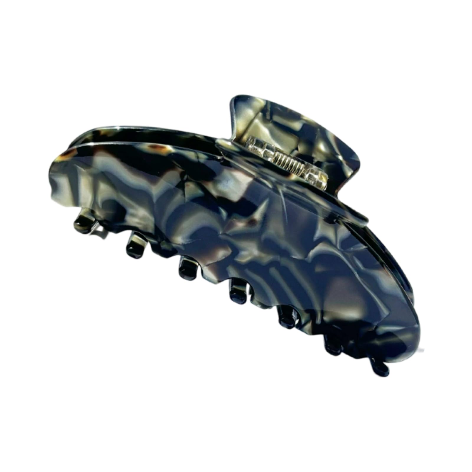The RPZL Premium Acetate Big Hair Accessory | Oversized Claw Clip for Thick and Thin Hair | Stylish Hair Jaw Clip for Women and Girls (Midnight)