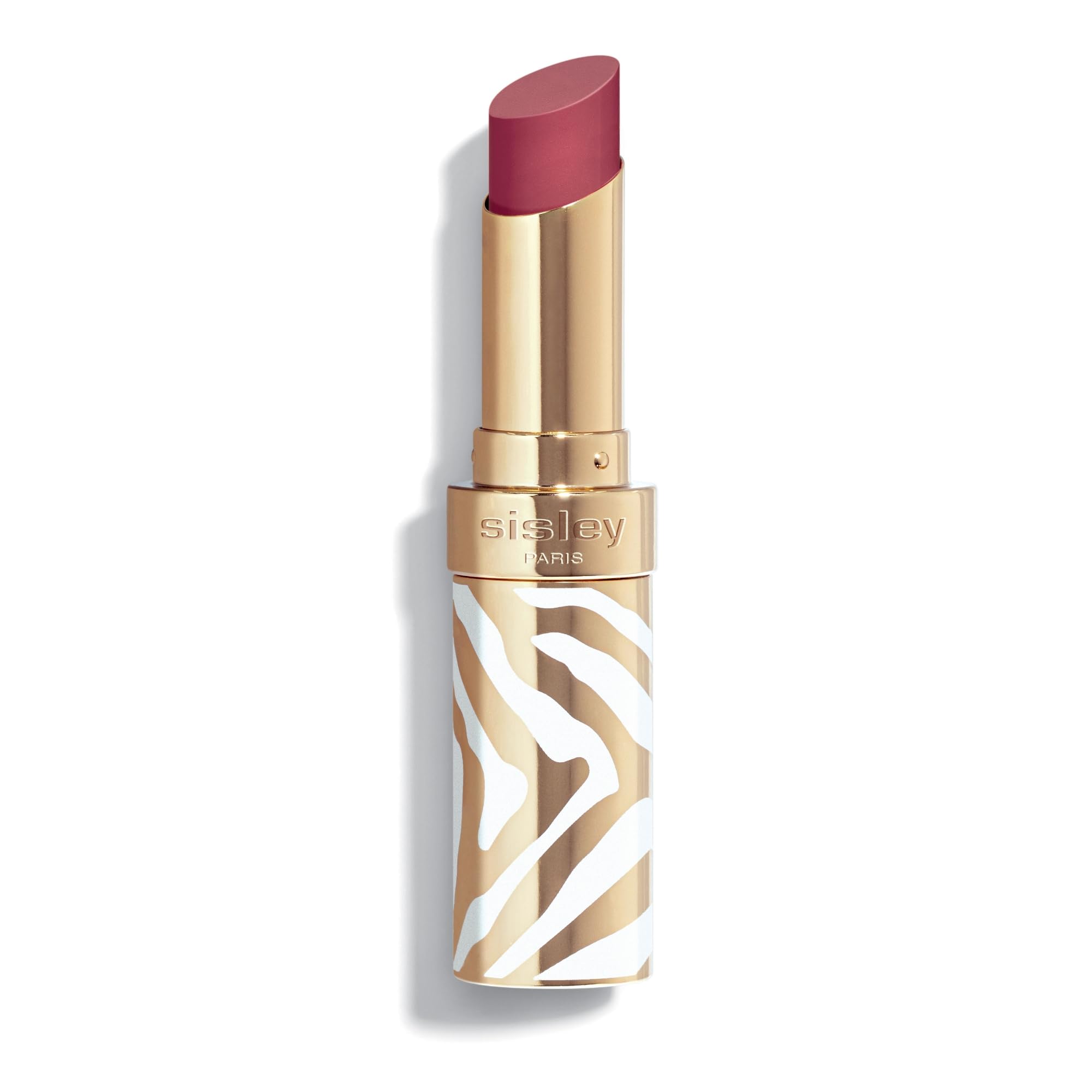 Sisley Paris Phyto-Rouge Shine, 21 Sheer Rosewood - Hydrating Shine Lipstick - Plumps & Smooths Lips - Sheer Color, Rich Texture