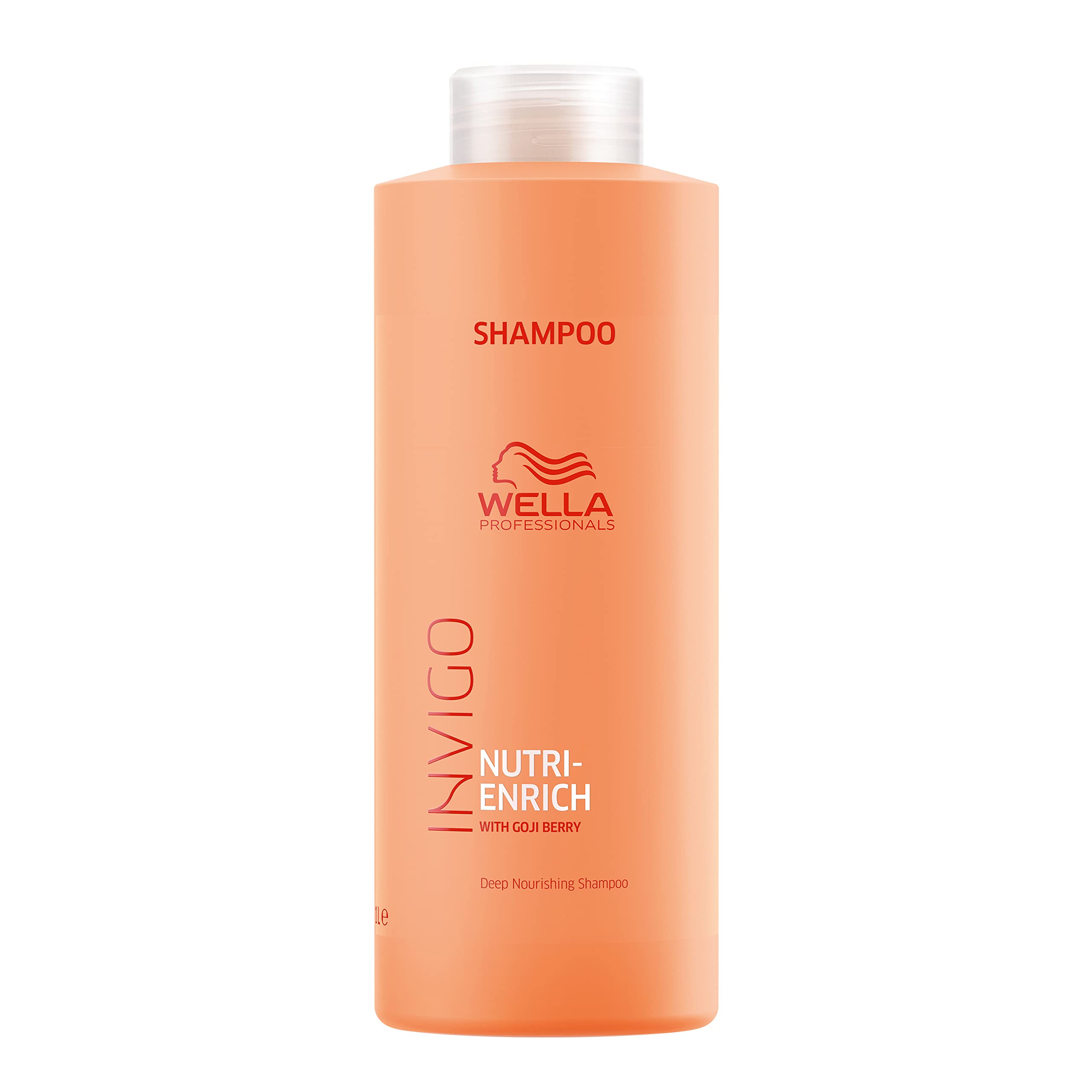 WELLA PROFESSIONALS Invigo Nutri-Enrich Shampoo, Professional Deep Nourishing Shampoo For Dry & Damaged Hair, 33.8 Fl oz