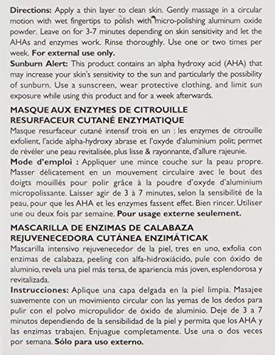 Peter Thomas Roth  Pumpkin Enzyme Mask  Enzymatic Dermal Resurfacer, Exfoliating Pumpkin Facial Mask For Dullness, Fine Lines, W