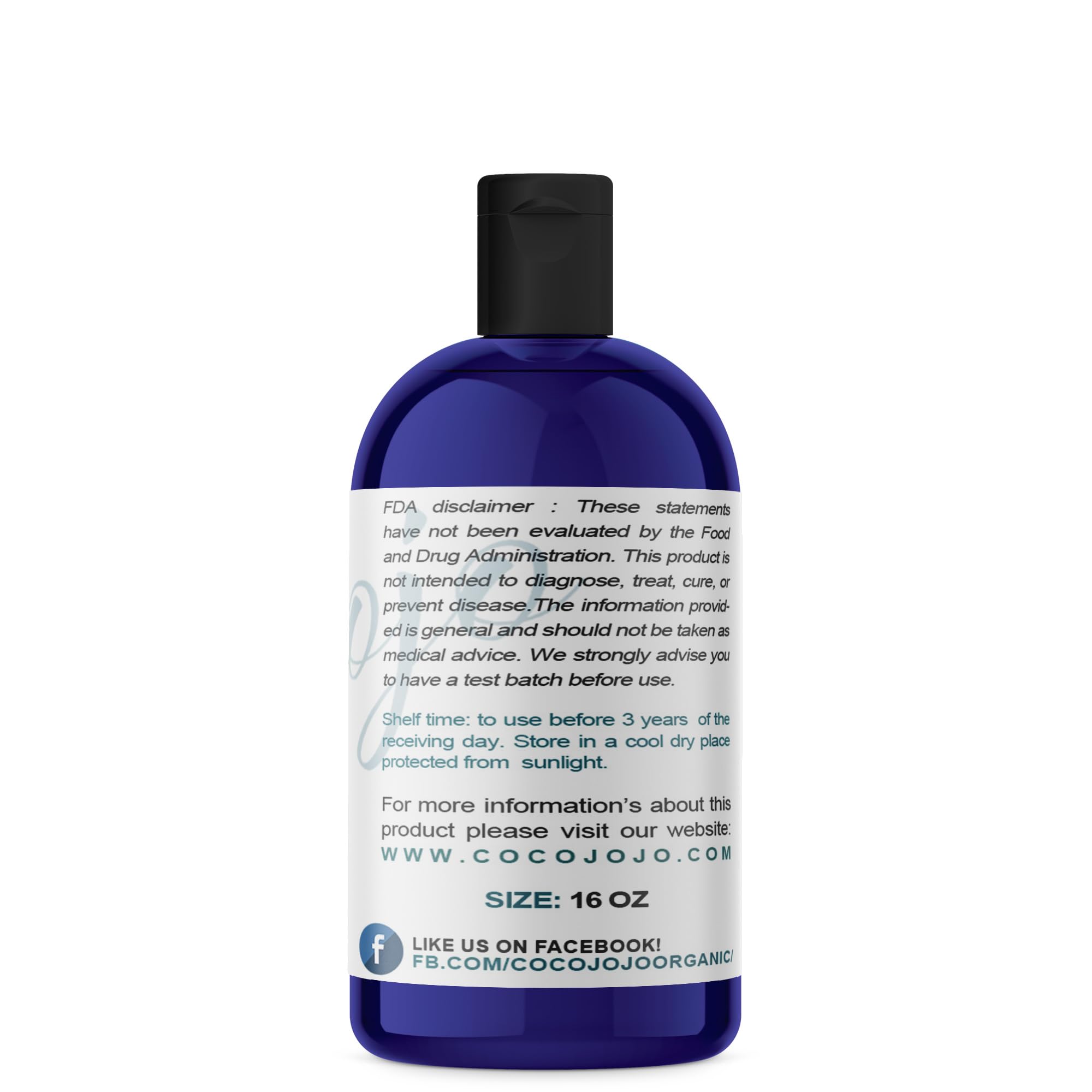 Cocojojo Pure Deodorized Argan Oil - All Natural - Moroccan Argan Oil - Filtered To Reduce Smell - Perfect For Skin, Face, Hair,
