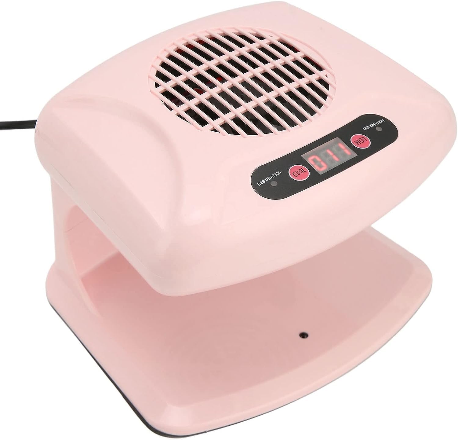 Air Nail Dryer, 300W Air Nail Fan Blow Dryer for Both Hands and Feet, Automatic Sensor Warm Cool Breeze, for Regular Nail Polish
