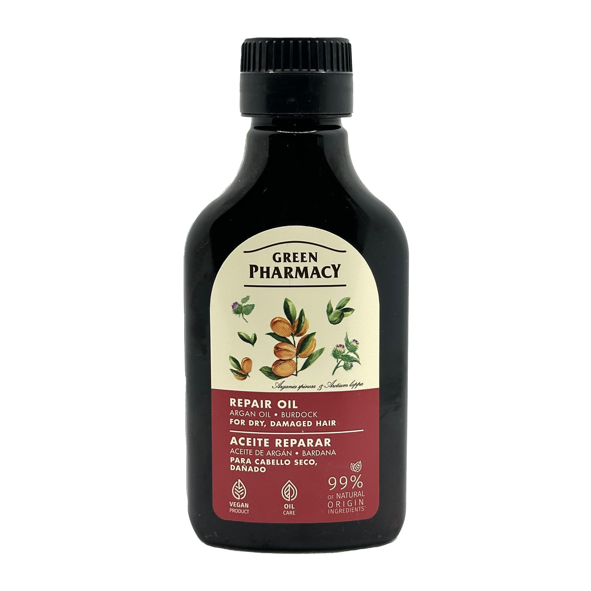 Revitalizing Hair Oil for Dry & Damaged Hair  Argan Oil & Burdock oil  Deep Hydration & Repair  Nourishing Treatment for Brit