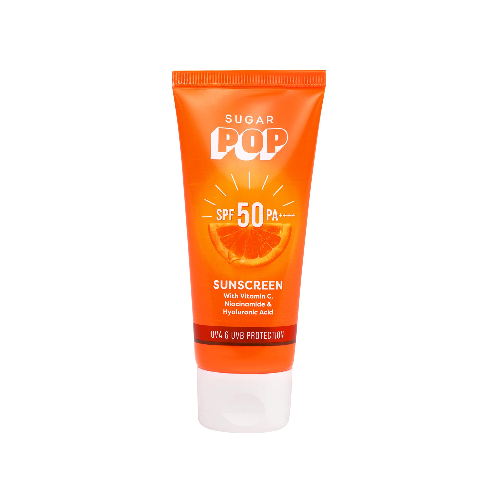 SUGAR POP SPF 50 PA++++ UVA/UVB With Vitamin C, Niacinamide & Hyaluronic Acid |All Skin Prevents Sun Damage | No White Cast | 30