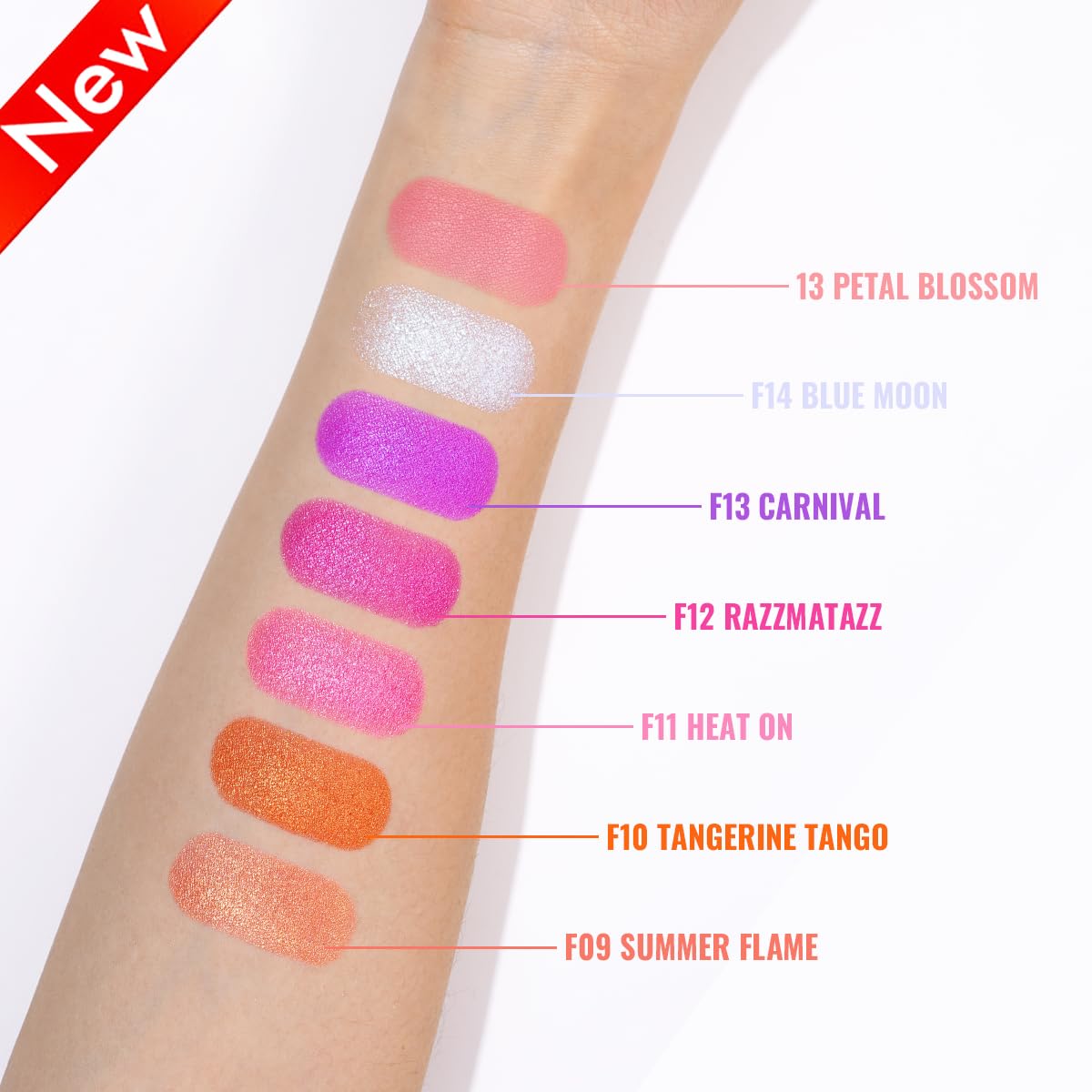 Oulac Luminisers Powdery Blush For Cheeks Sliky Glow,Brighten Skin As Highlighter Blush Makeup, Shimmer Blusher,Buildable And Ve