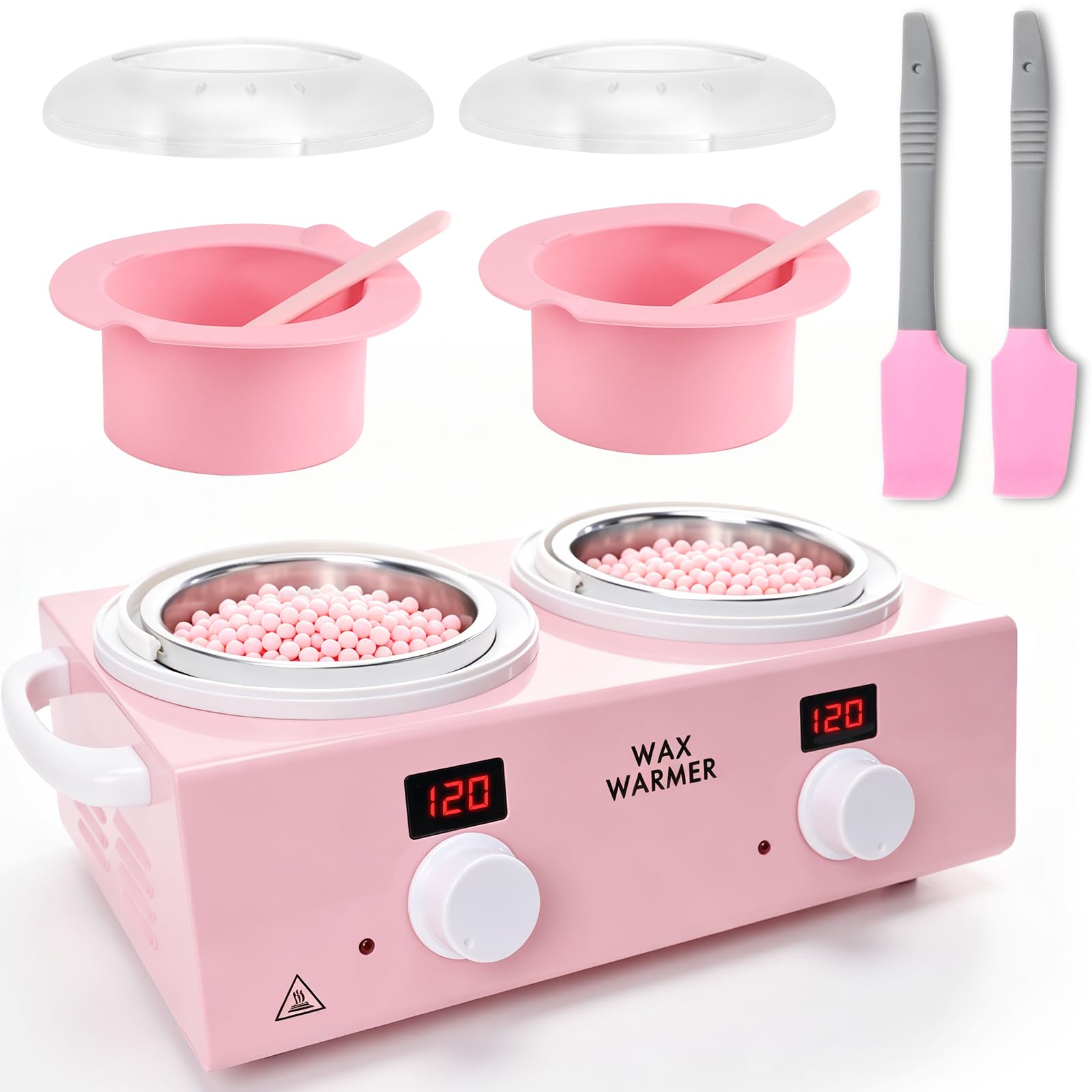 Beauty Star Digital Double Wax Warmer Machine for Hair Removal