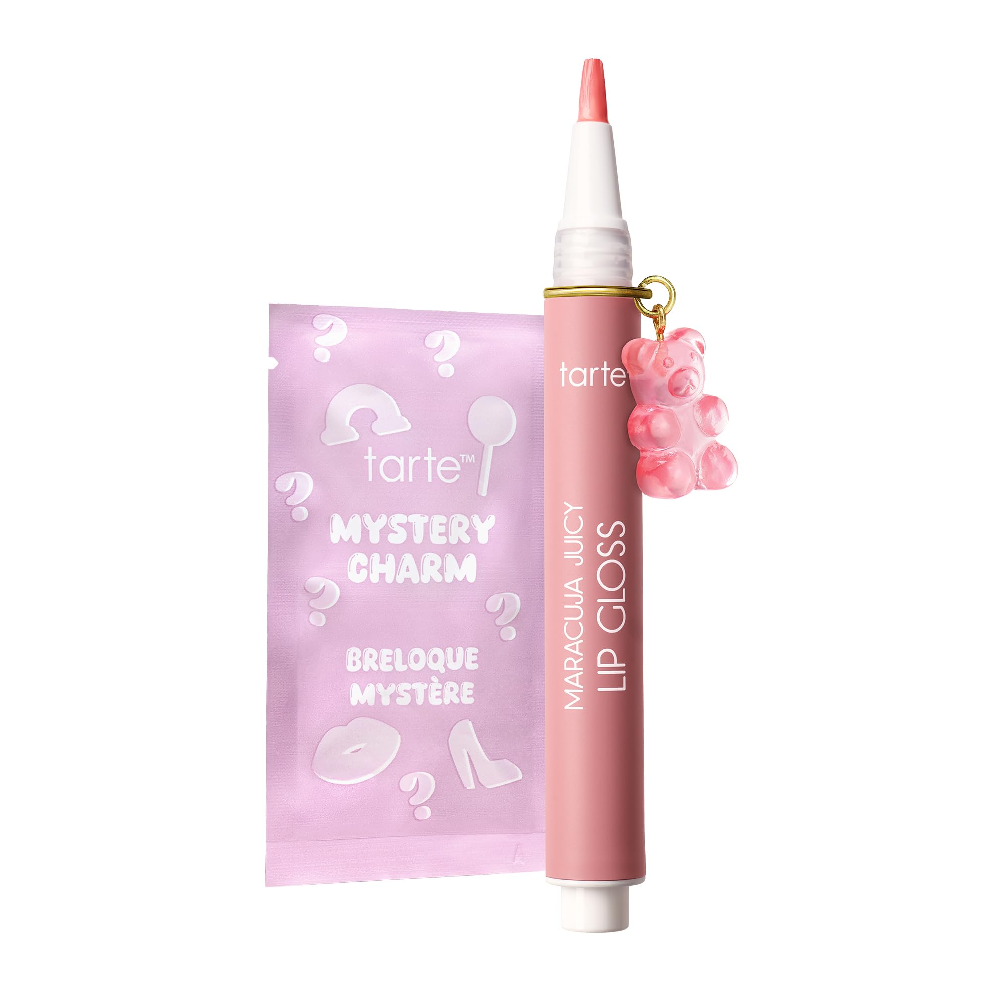 tarte maracuja juicy lip gloss  PeptideInfused Hydrating Glossy Balm, 12HR Instant Moisture lipgloss, Includes Collectible Cha