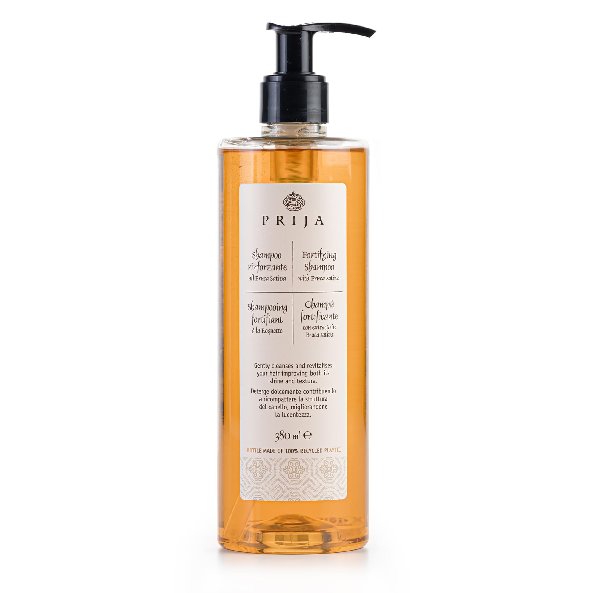 Prija Fortifying and Strengthening Shampoo with Eruca Sativa (12.84 fl oz) - For all Hair Types - Vegan Friendly - Dermatologica
