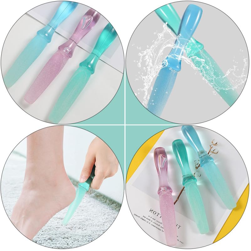 Healifty Foot Shaver 3pcs Foot Files Plastic Remover Exfoliating Foot Scrub Dead Skin Rasps Pedicure Tool for Foot Heels Hands B