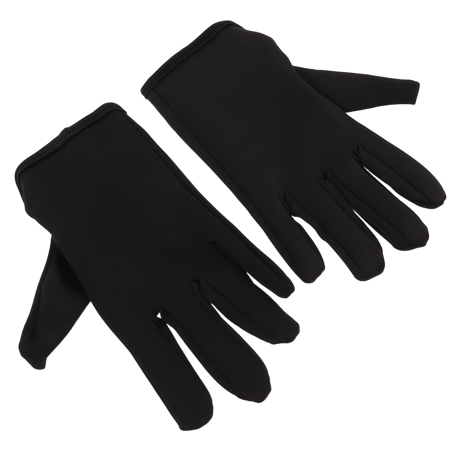 HONMEET Heat Resistant Hair Styling Gloves Full Finger Curling Wand Heat Gloves Reusable Flat Iron Hair Tools 1 Pair Salon and H