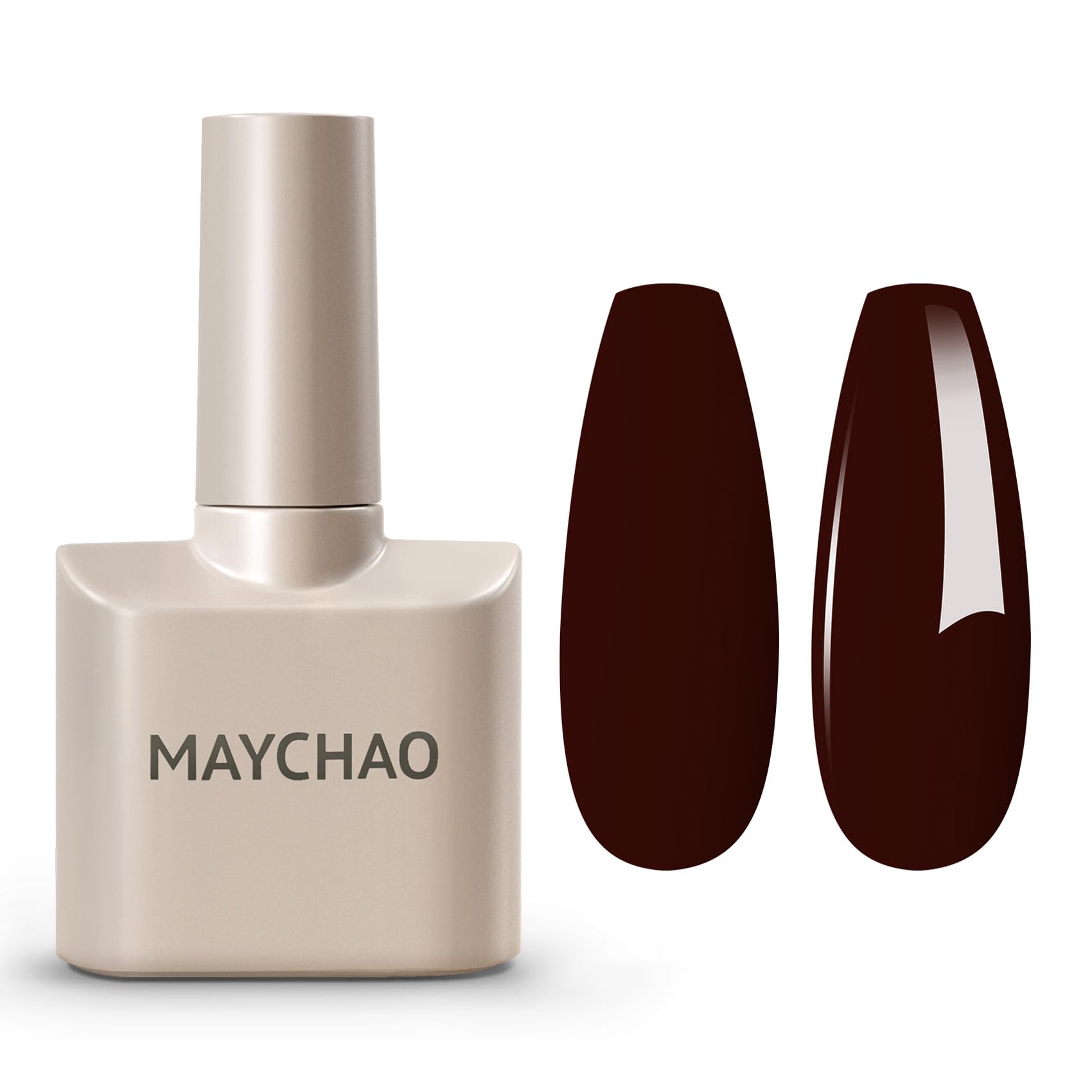 MAYCHAO 15ML Gel Nail Polish 1Pc Deep Cherry Red Nail Polish Soak Off UV LED Nail Gel Polish Nail Art Starter Manicure Salon DIY