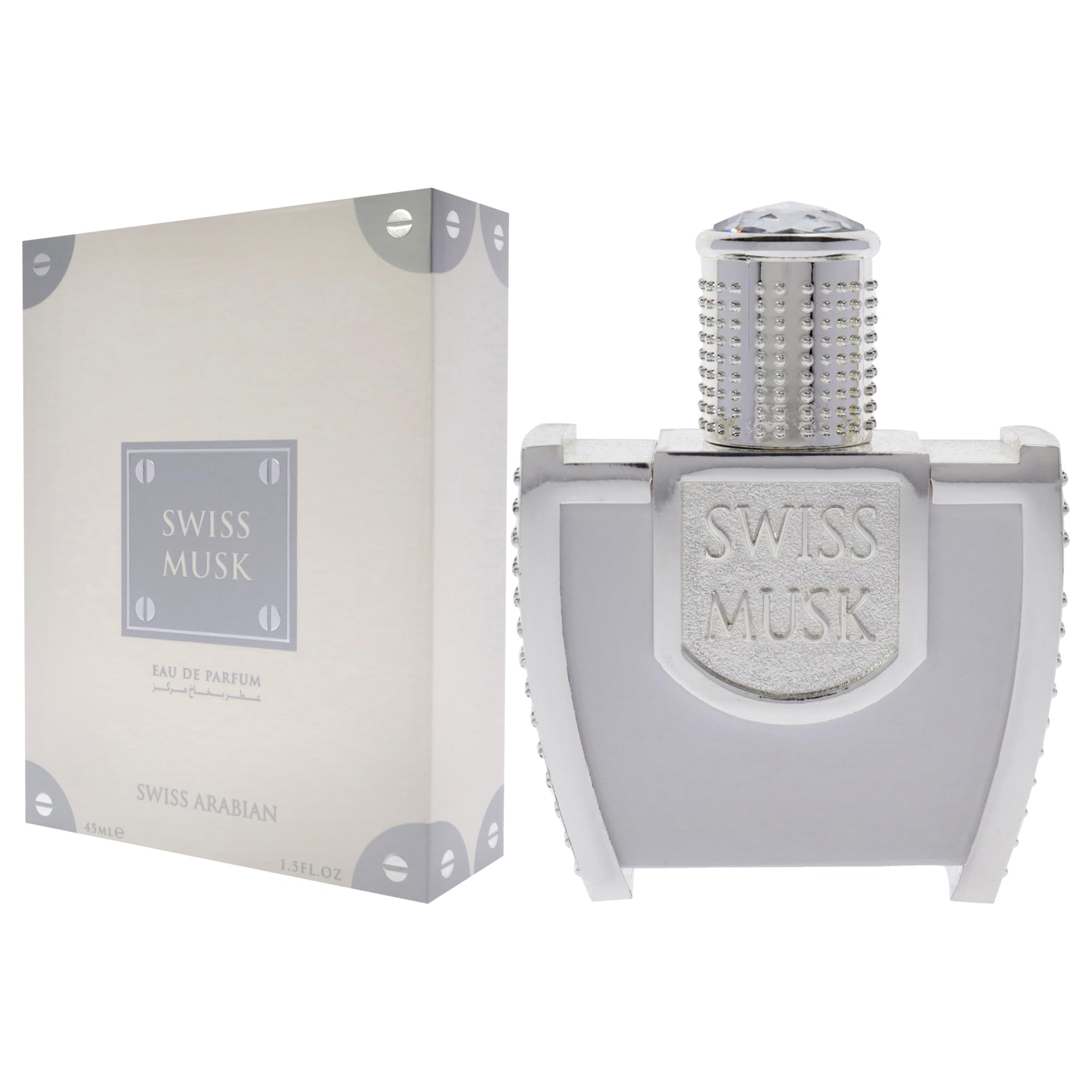 Swiss Arabian Swiss Musk - Luxury Products From Dubai - Long Lasting And Addictive Personal Edp Spray Fragrance - A Seductive, S