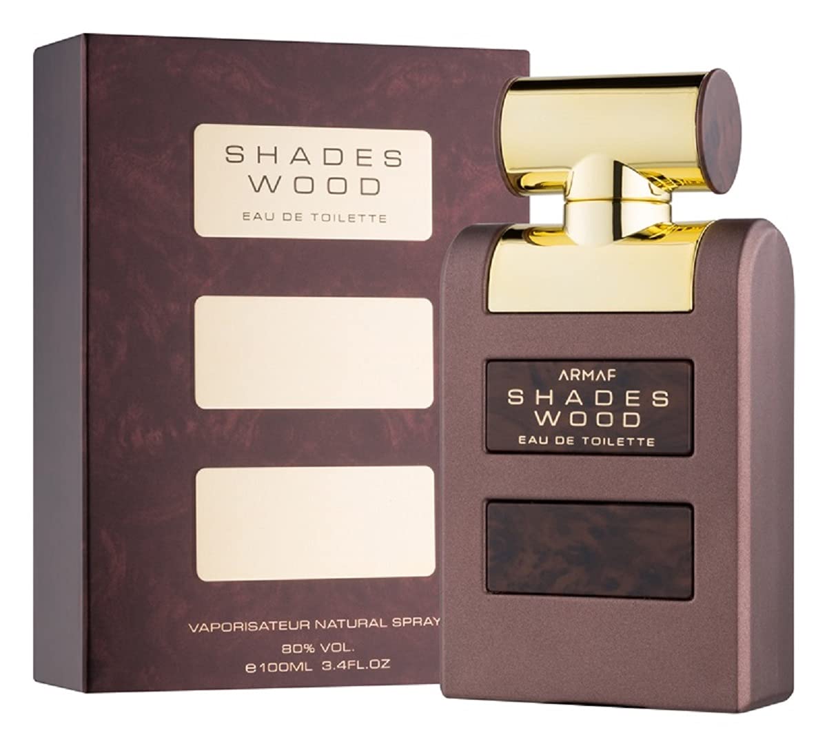 Shades Wood By Armaf, 3.4 Oz Eau De Toilette Spray For Men