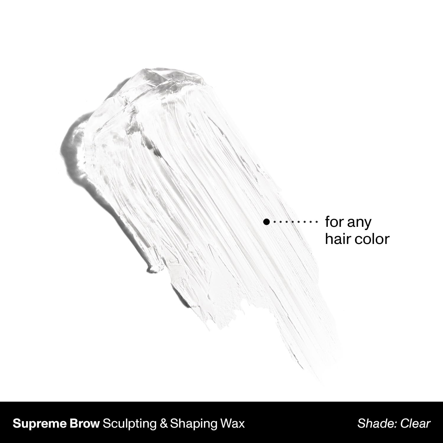 MORPHE Supreme Brow Wax - Long-Lasting, Water-Resistant Eyebrow Wax - Clear, 0.21 oz