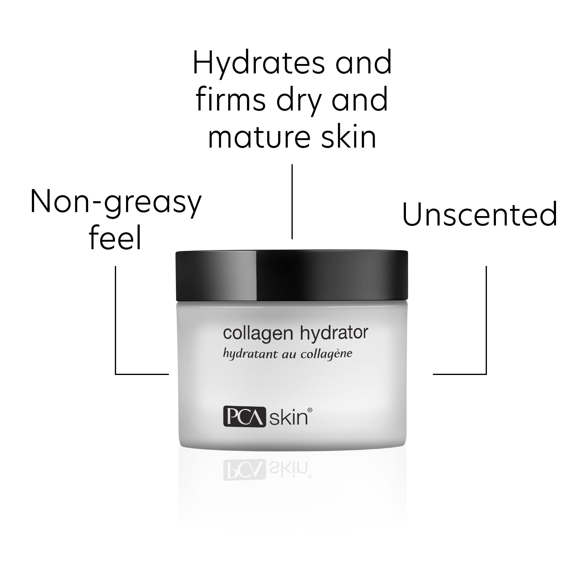 PCA SKIN Hydrating Collagen Cream for Face, Collagen Hydrator Night Cream, Hydrates and Firms Dry Mature Skin, Made with Shea Bu