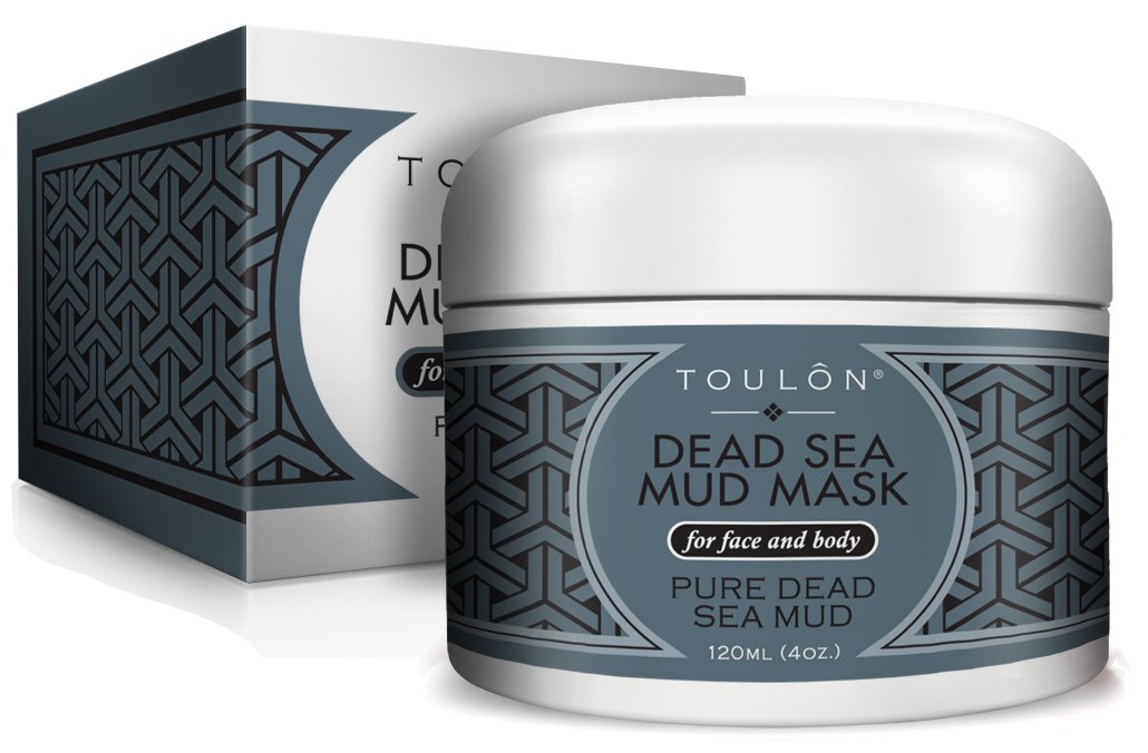 TOULON Best Mud Mask - Dead Sea Face Mask; Exfoliating Facial Mask with Minerals, Blackhead Remover Acne Treatment. Sensitive Sc