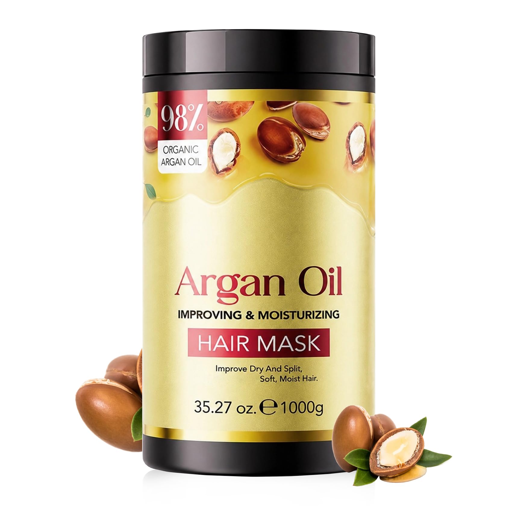Argan Oil Hair MaskHydrating Hair Mask for Both Men And Women,1000g