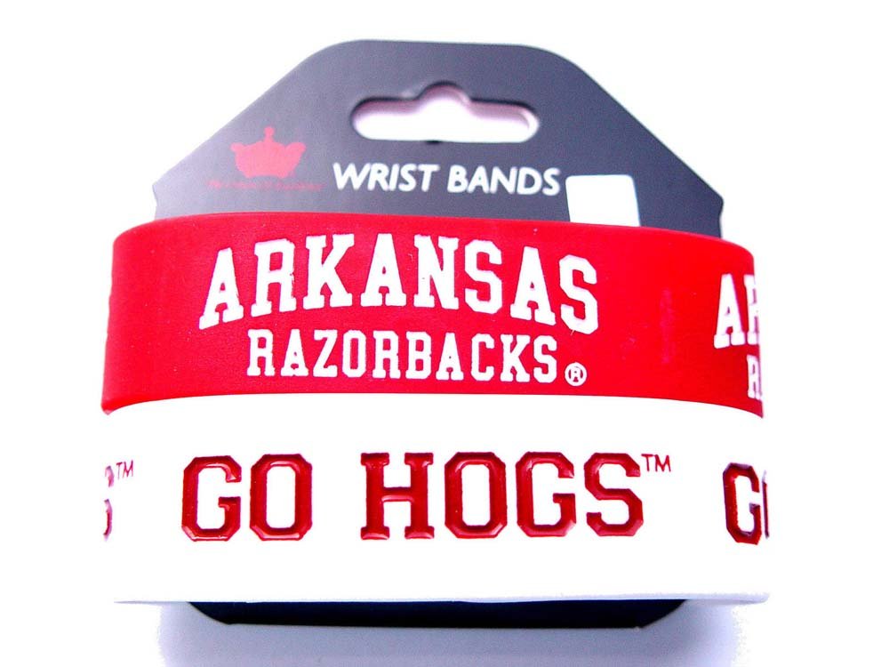 Arkansas Razorbacks Bracelets - 2 Pack Wide