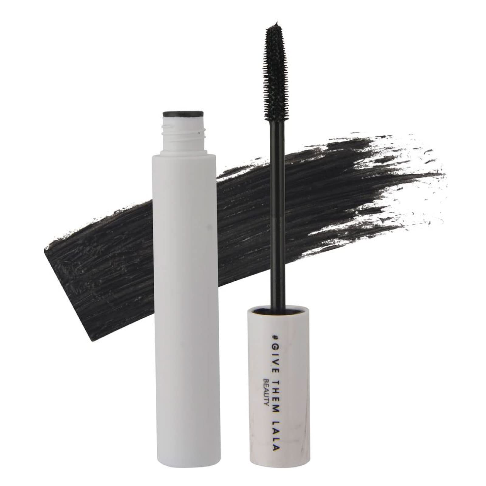 Give Them Lala Beauty Everyday Mascara | Weightless Long Lasting Black Mascara With A Silicone Wand That Gently Lengthens, Enhan