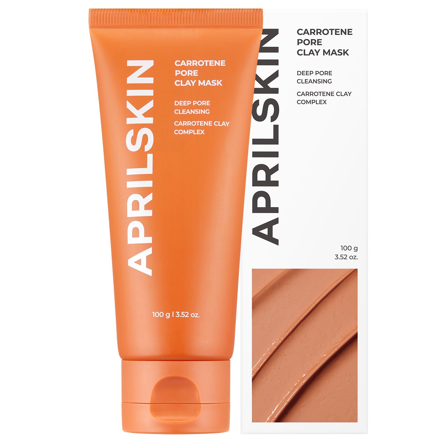 Aprilskin Carrotene Ipmp 3-Min Quick Dry Pore Caring Clay Mask | Kaolin & Zinc Pca | Reduces Pores & Sebum | Cooling Effect | Ve