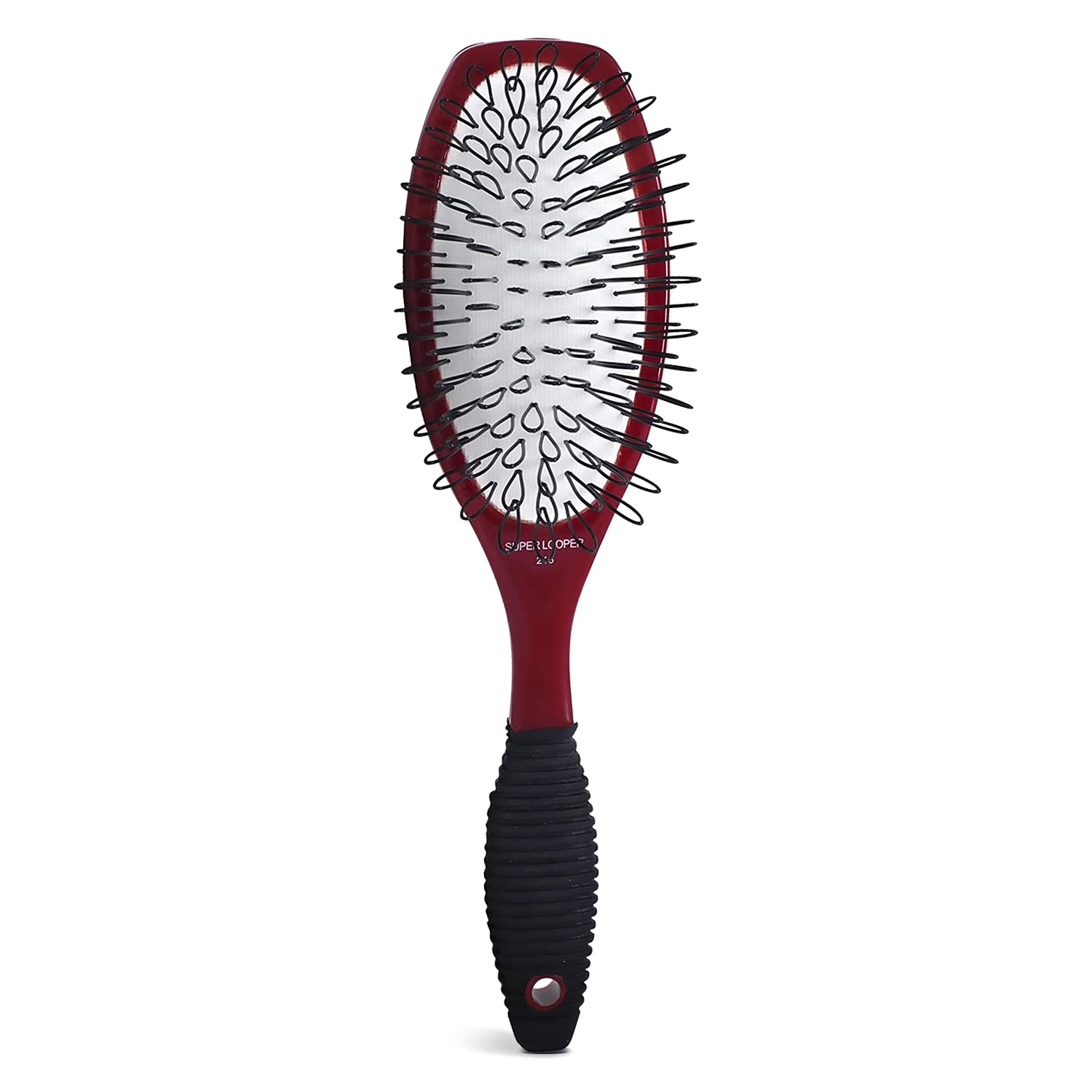 Spornette Super Looper Wig Brush, Cushioned & Looped Nylon Bristles for Hair Extensions, Wigs, Hair Pieces, Toupees & Weaves - F