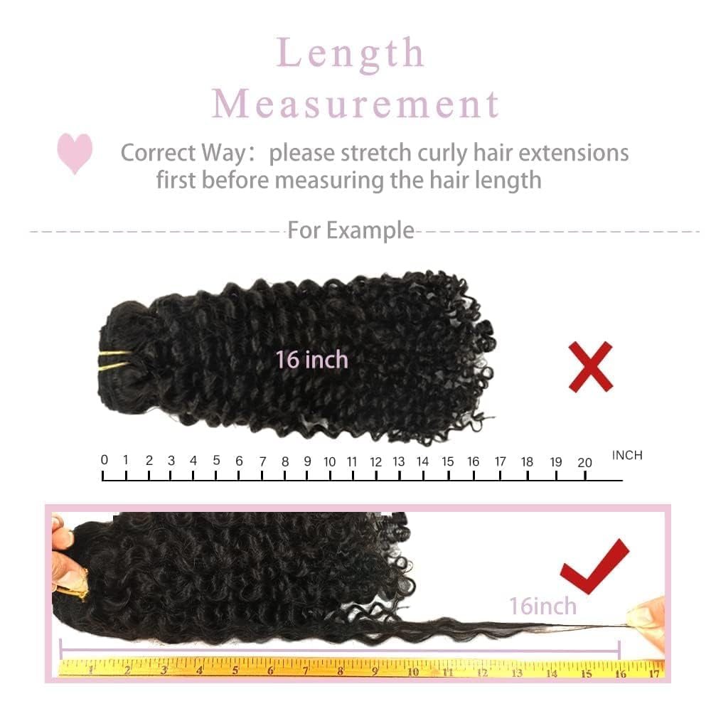 Loxxy Clip In Human Hair Extensions #P4/27 16Inch Afro Jerry Curly 3B And 3C Real Hair Clip In Extensions 8A Grade Double Weft 7
