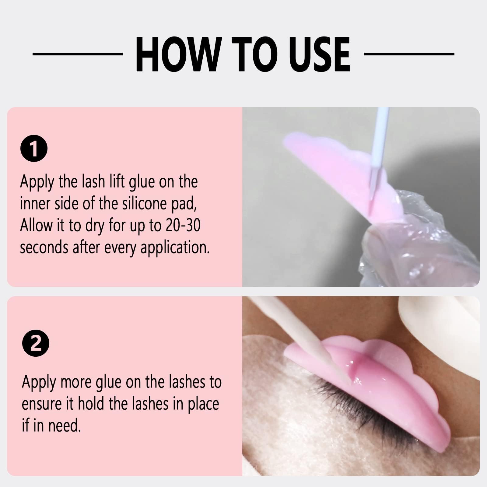 Libeauty Lash Lift Glue 2 Pcs Eyelash Lifting Adhesive Stron Sticky Eyelash Glue For Lash Perm Or False Eyelashes And Dissolves