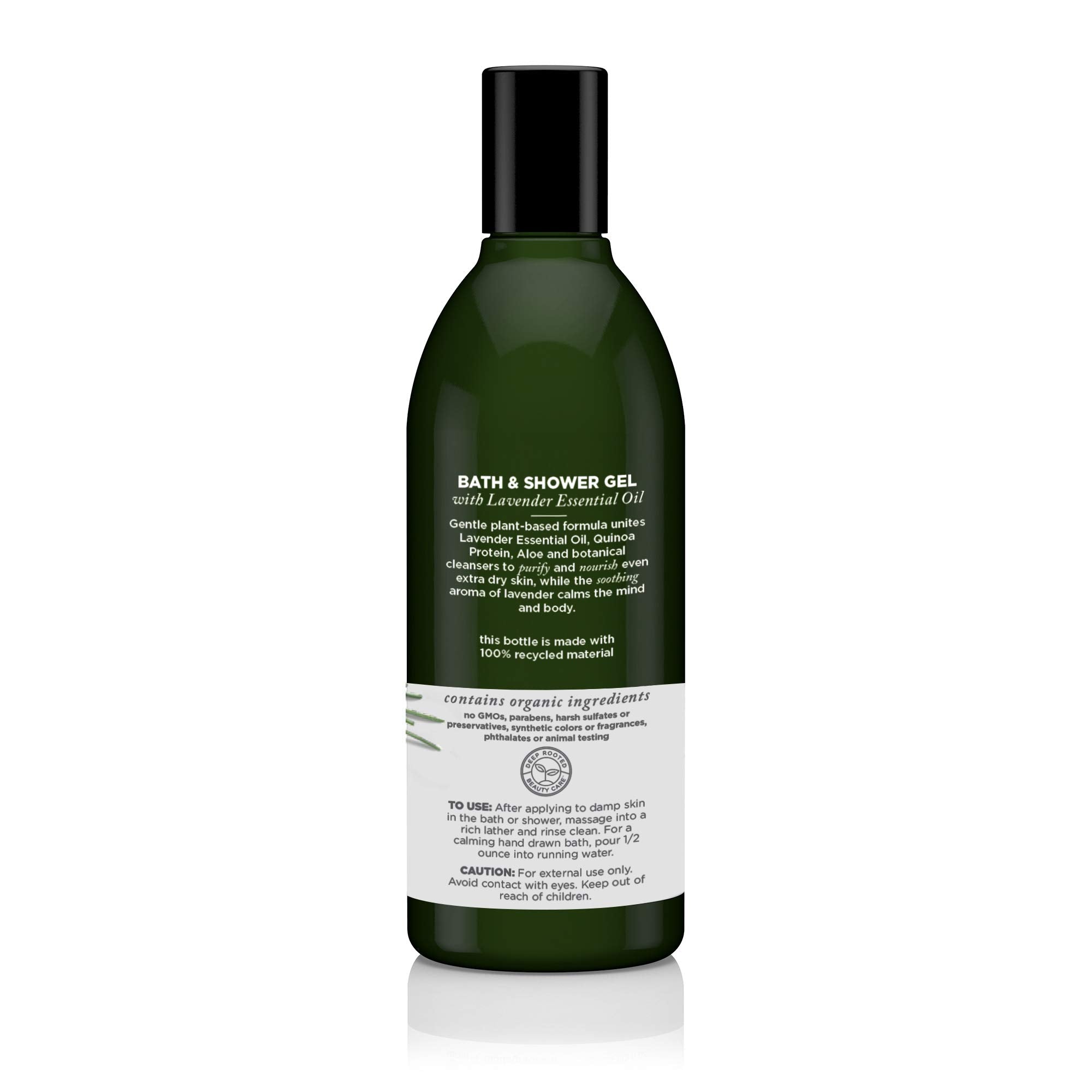 Avalon Organics Bath & Shower Gel, Nourishing Lavender, 12 Oz