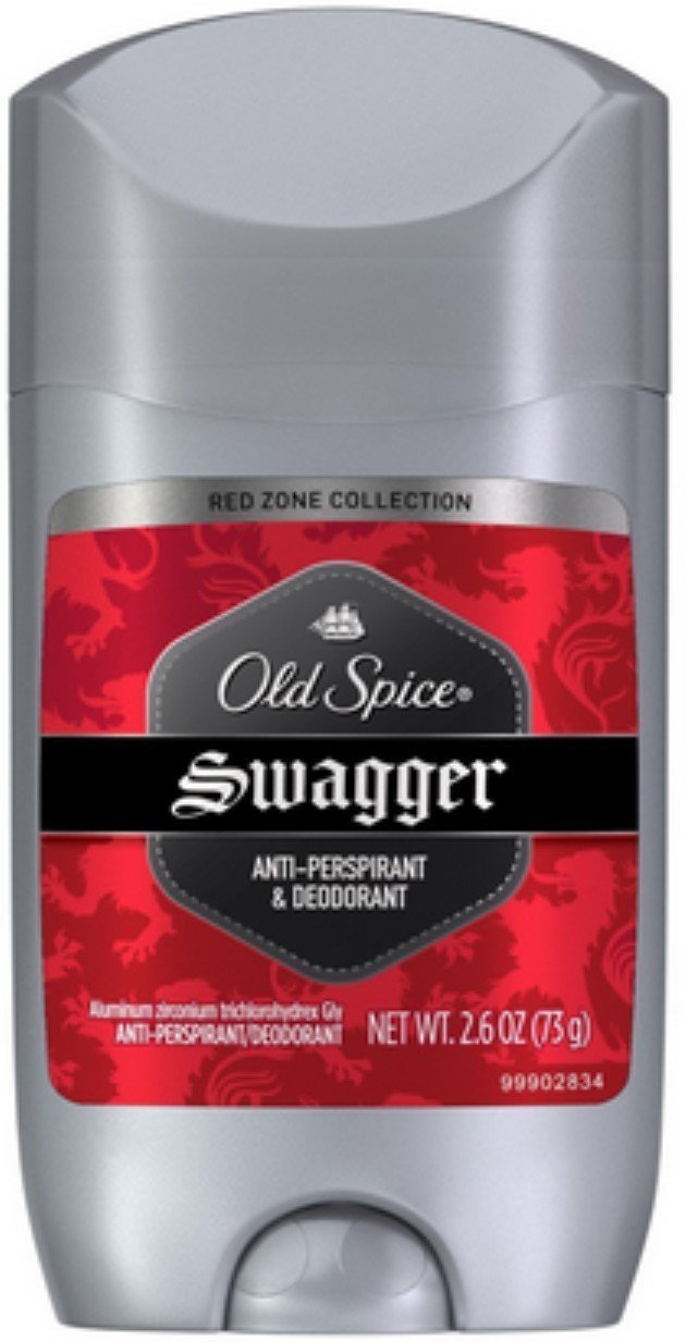 Old Spice Red Zone Anti-Perspirant Deodorant Invisible Solid Swagger 2.60 oz (Pack of 4)