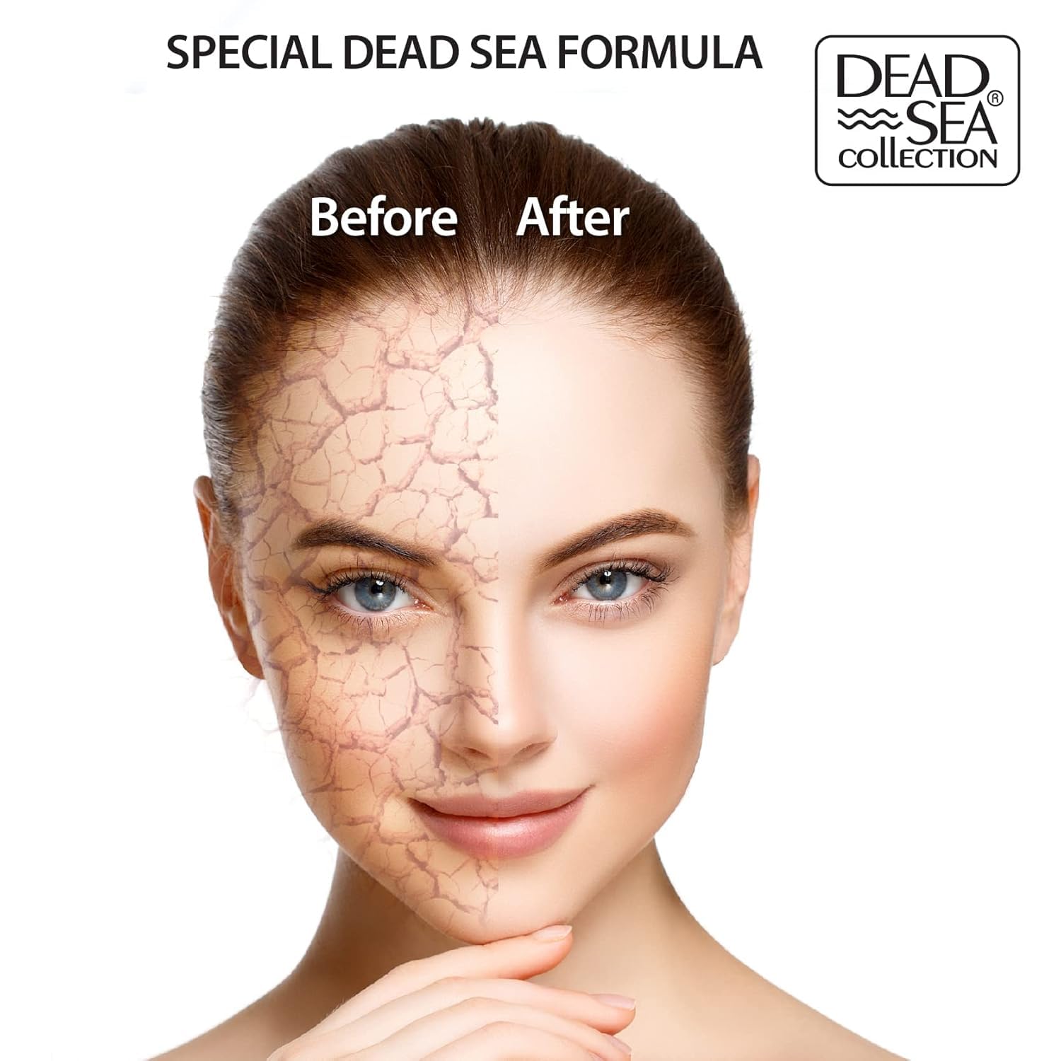 Dead Sea Collection Day Cream for Face with 3X Collagen, Dead Sea Minerals, and Vitamin E - Anti Aging Nourishing Skin Care Mois