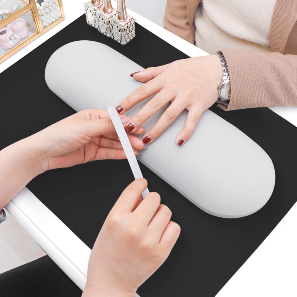 23.62x15.75 Inch Nail Art Table Mat(Nail Mat Only), Foldable Manicure Mat Nail Polish Mat for Nail Arm Rest, Manicure Pad Nail T