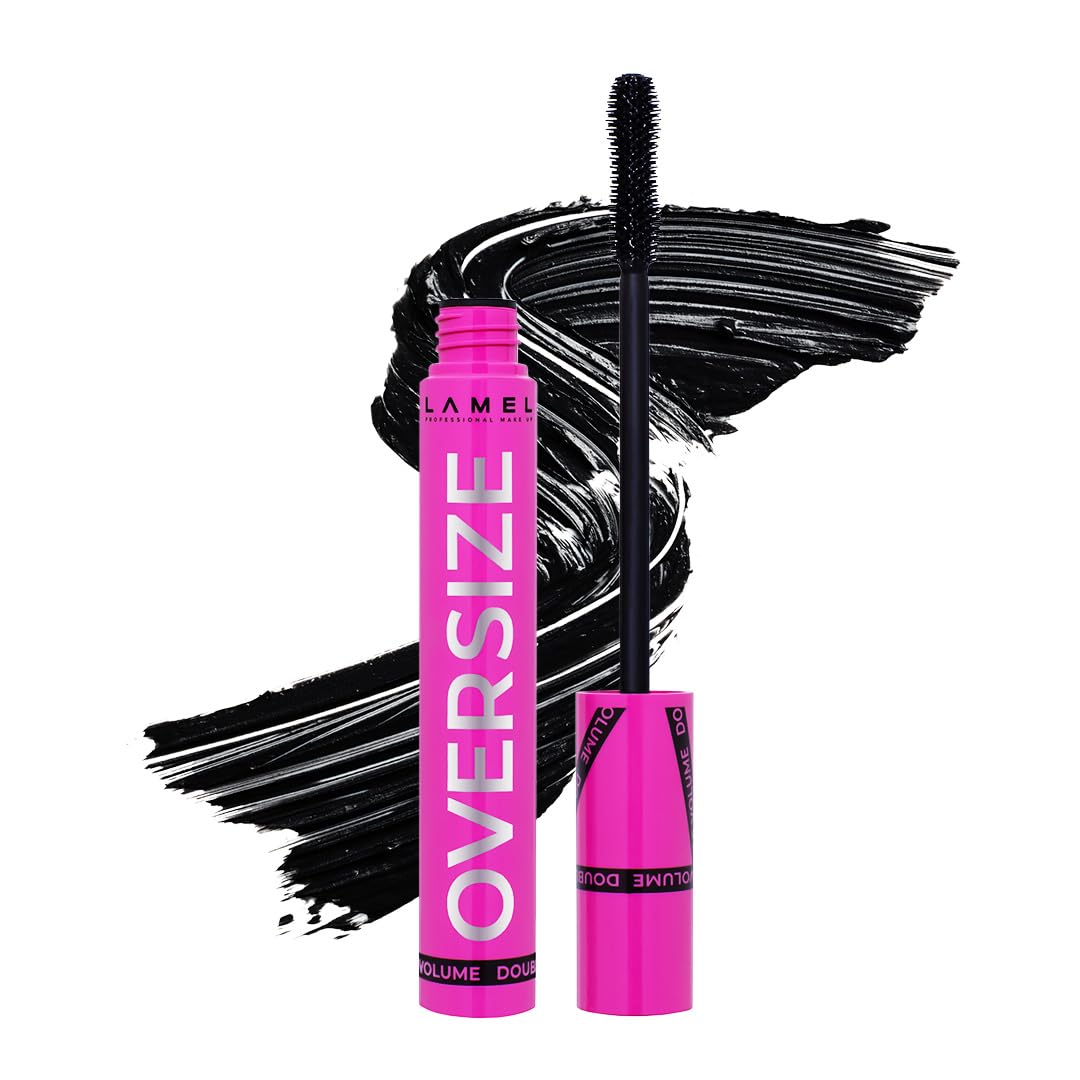 Lamel Volume Over Size Mascara Black |Instant Volume |CurveSetting Formula |MediumSized Brush |Lightweight Formula |10Ml