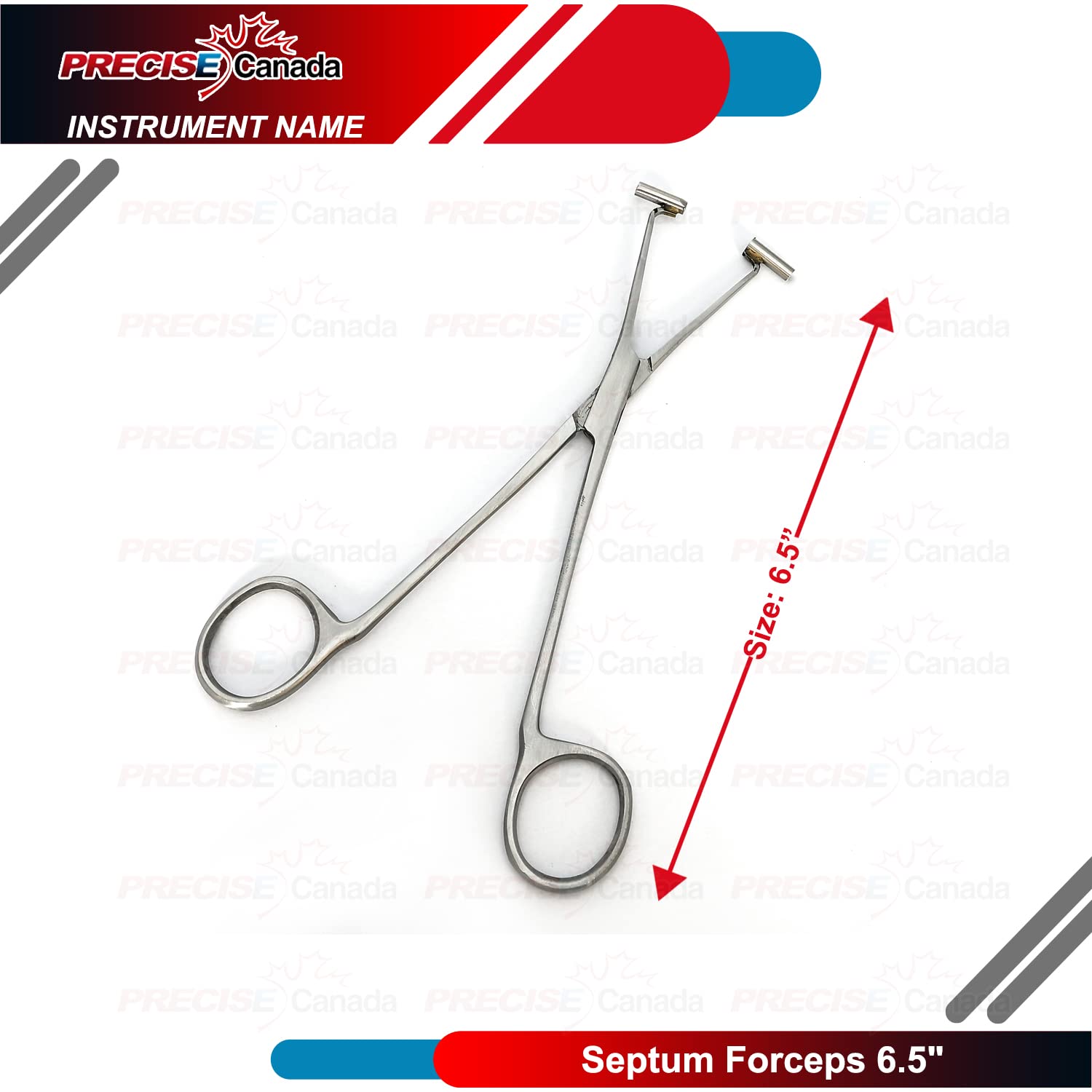PRECISE CANADA Septum Forceps Piercing Body Clamps Pliers Tool