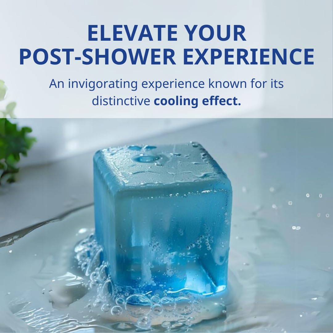 Alaskacube Cool Menthol Shower Bath Body Soap Bar Cleanser Cooling Effect Rich Foam Body Wash Shampoo Deodorant For Face And Bod
