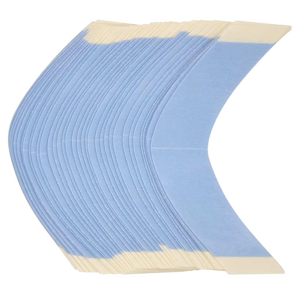 Coloryoung Wig Tape Strips 36 Pieces Double Sided Bonding Clear Adhesive Tape For Lace Wig Toupee Hairpiece(A Contour)