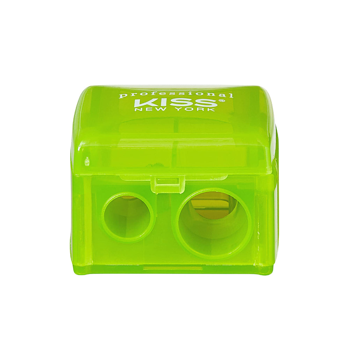 Kiss New York Professional Duo Pencil Sharpener, Convenient, Essential Tool For Eye Liner, Lip Liner, Sharpens, Easy To Clean, C