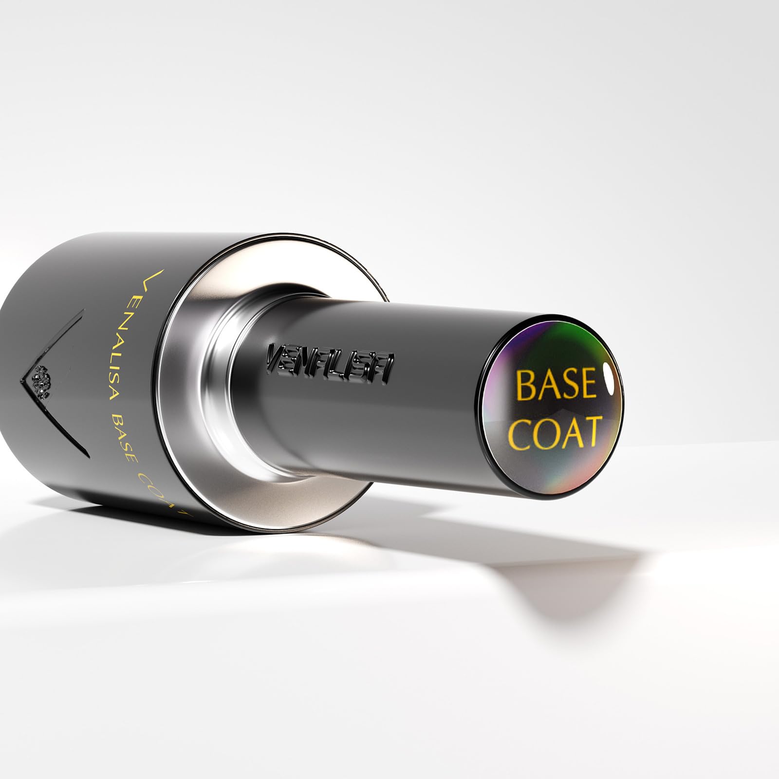 VENALISA Base Coat for Gel Nail Polish, Clear Color Base Coat 10ML Long Lasting Soak Off Salon Manicure DIY at Home For Girls Wo