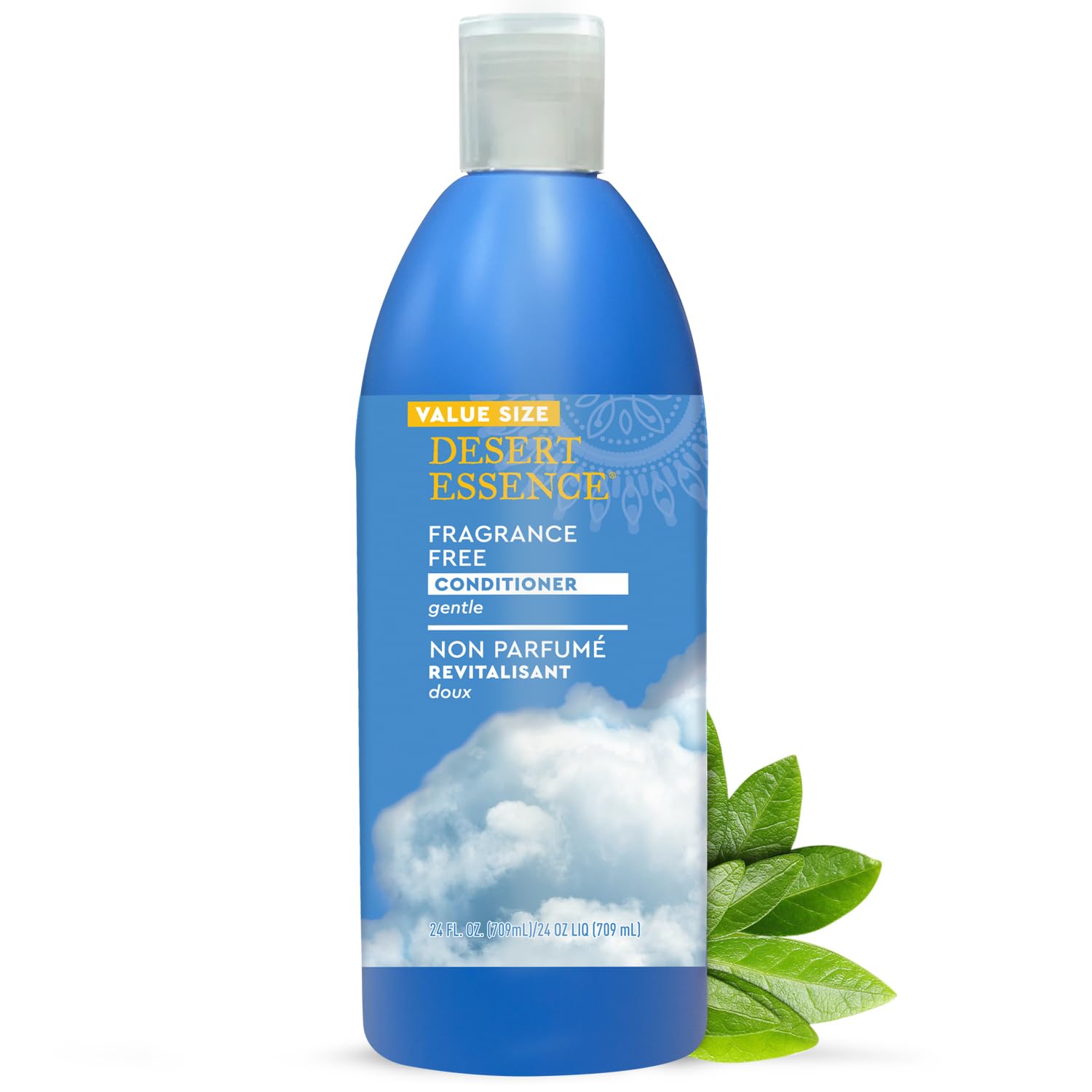 Desert Essence Fragrance Free Conditioner, Sensitive Scalp,24 fl oz