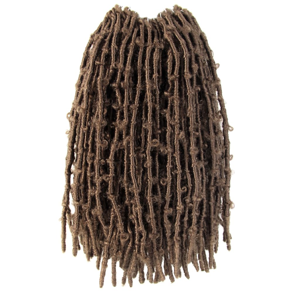 BOHOBABE Butterfly Crochet Locs 10 Inch 6 Packs Pre Looped Crochet Butterfly Locs 10 In Short Distressed Butterfly Locs Crochet 