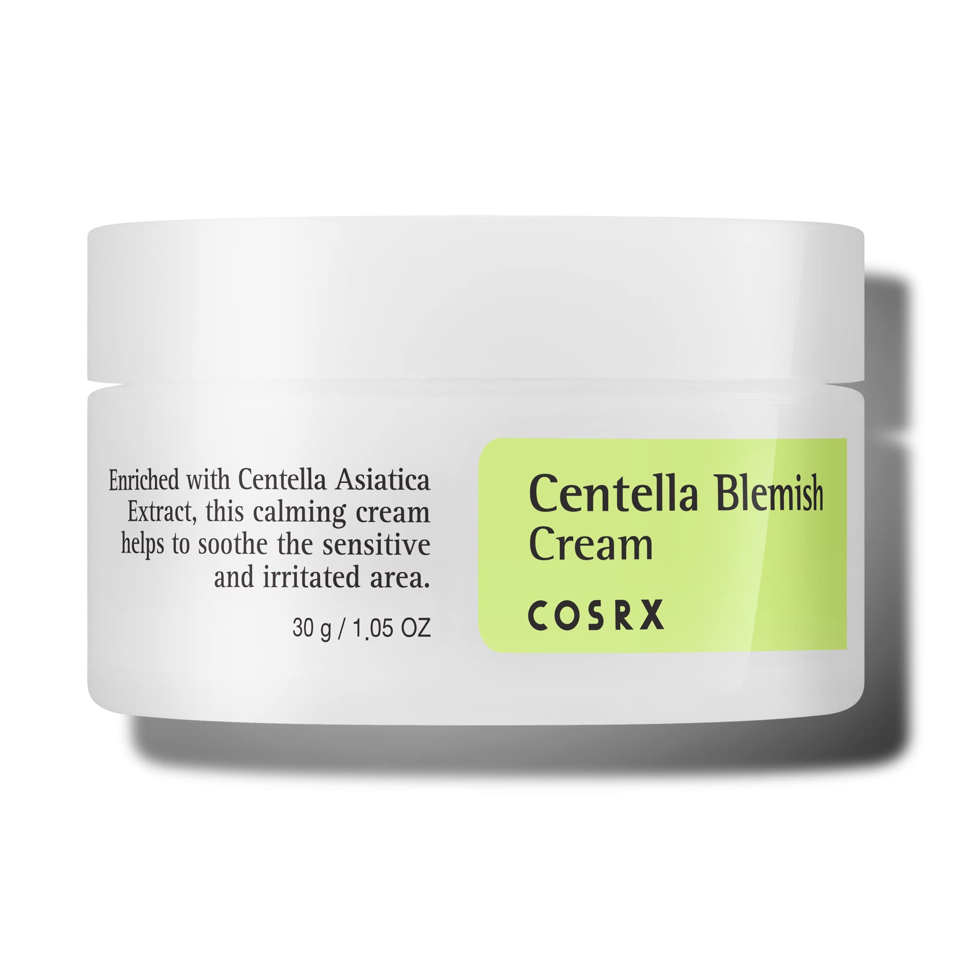 Cosrx Centella Blemish Cream, 105 Floz  30G  Centella  Korean Skin Care, Vegan, Cruelty Free, Paraben Free