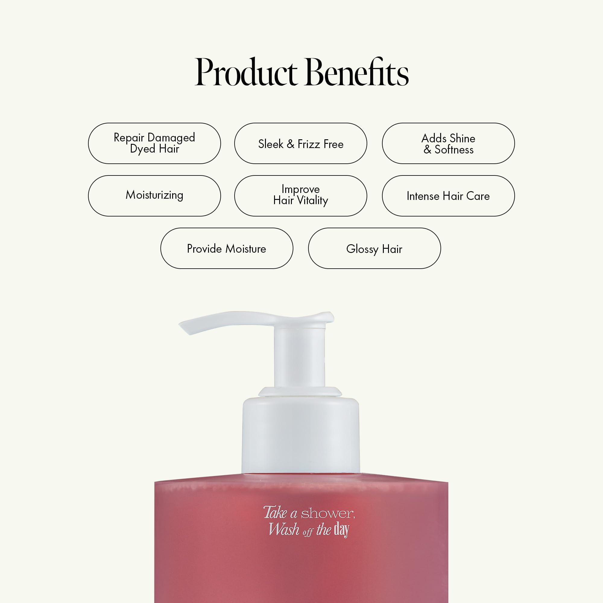 Rosy Night Repair Shampoo, Vegan Daily Shampoo With Damask Rose Water, Ceramide Complex For Damaged & Dyed Hair, Musky Floral Sc