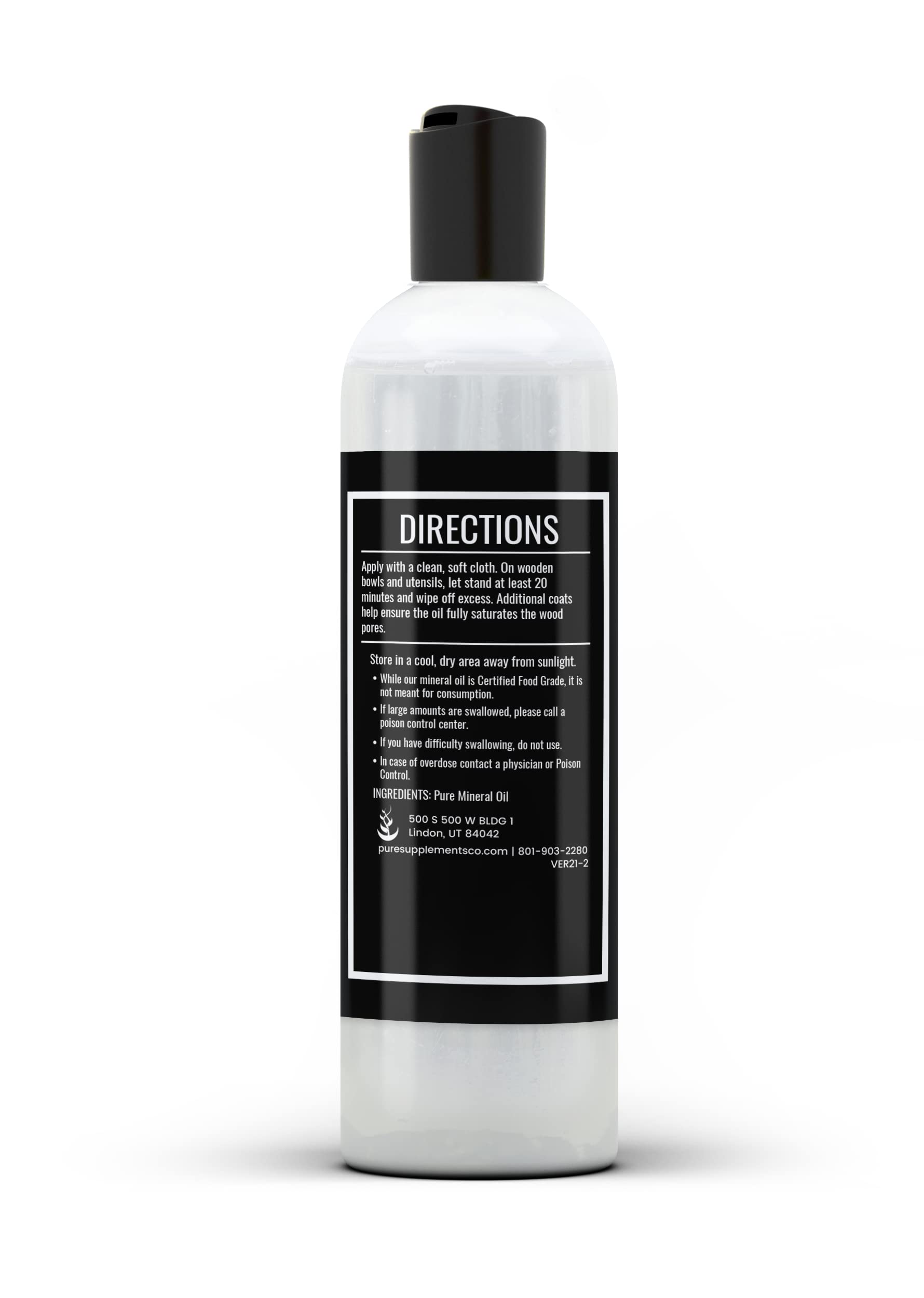 Pure Original Ingredients Mineral Oil (16 Oz) For Cutting Boards, Butcher Blocks, Counter Tops, Wood Utensils