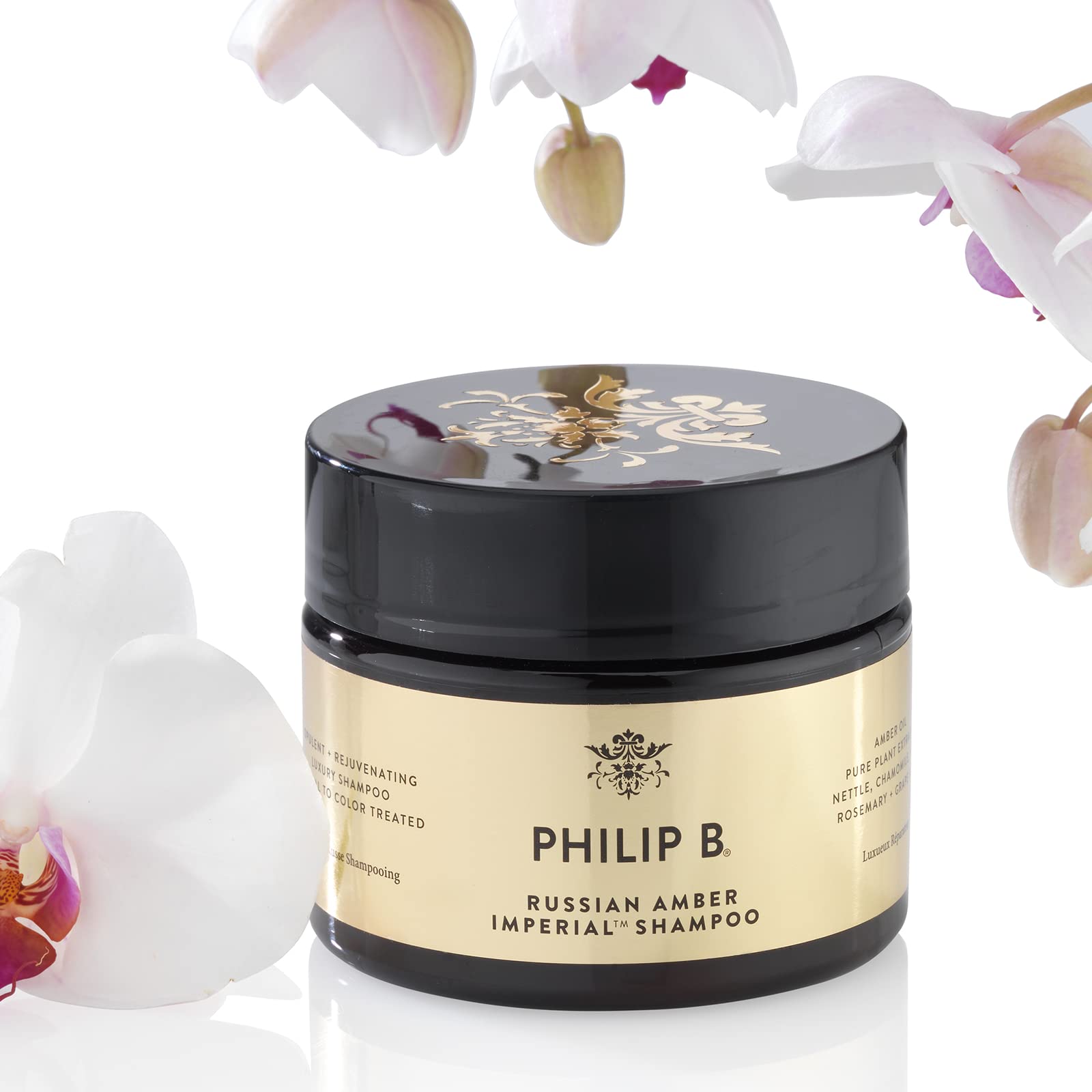 Philip B Russian Amber Imperial Shampoo, 12 Oz (355 Ml) | Restorative, Color-Protective, Weightless Hydration